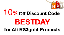 10% off code for all products on RS3gold